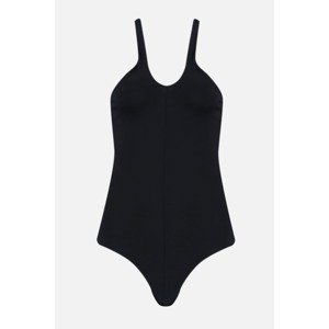 Trendyol Black Snap-On Knitted Body