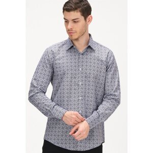 G736 DEWBERRY EMILIO CERUTTI MEN'S SHIRT-LACİVERT