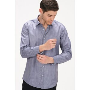 G735 DEWBERRY EMILIO CERUTTI MEN'S SHIRT-LACİVERT