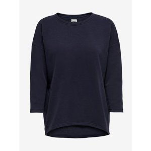 Dark blue loose basic sweatshirt ONLY Popsweat - Women