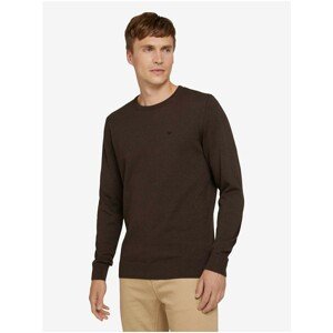 Dark Brown Men's Sweater Tom Tailor Basic - Men's