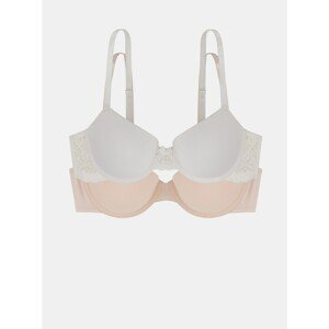 Set of two bras in body and white dorina - Women