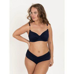 Dark blue swimsuit top DORINA - Women