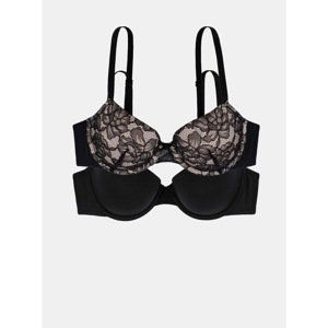 Set of two black bras DORINA - Women