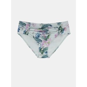 Blue-white floral bottom of swimwear DORINA - Women