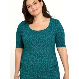 Green patterned T-shirt Tranquillo - Women