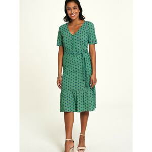 Green Polka dot dress Tranquillo - Women