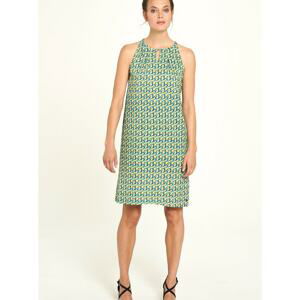 Green Patterned Dress Tranquillo - Women