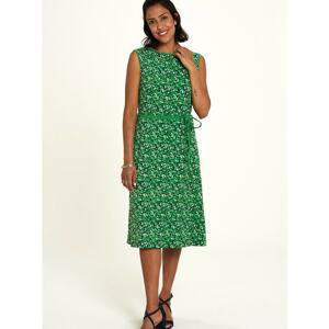 Green Patterned Dress Tranquillo - Women