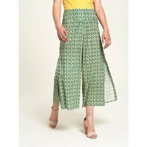 Green Patterned Culottes Tranquillo - Women