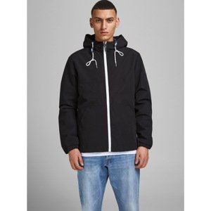 Black Lightweight Jacket with Hood Jack & Jones Luke - Mens