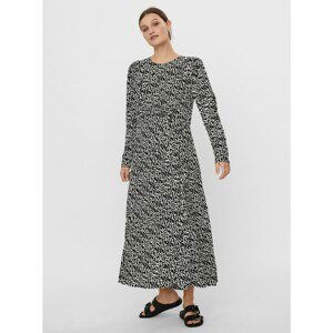 AWARE by VERO MODA Black patterned maxi-dresses VERO MODA Hanna - Ladies