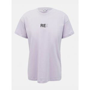 Light Purple Loose T-Shirt AWARE by VERO MODA Obenta - Women