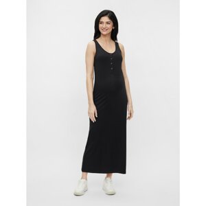 Black Maternity Basic Maxi Dresses Mama.licious Sia - Women