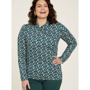 Blue patterned T-shirt Tranquillo - Women