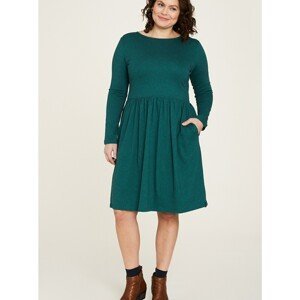 Green patterned dress with Tranquillo pockets - Women