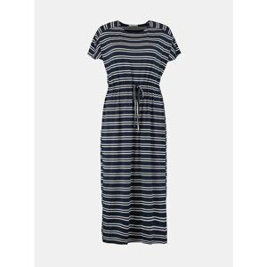 Haily ́s Dark blue striped maxi dresses with hazel Halys - Women