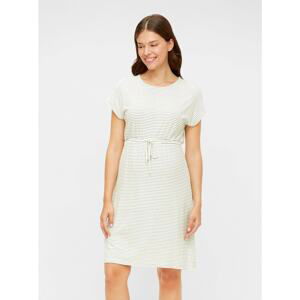 White striped maternity dress Mama.licious Alison - Women