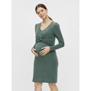 Green Pregnancy/Breastfeeding Dress Mama.licious Macy - Women