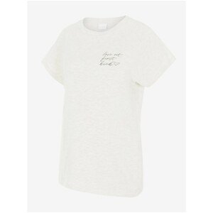Light grey women's pregnancy T-shirt with print Mama.licious Kiky - Women