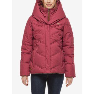 Women's Burgundy Winter Jacket with Hood Ragwear Natesa - Women