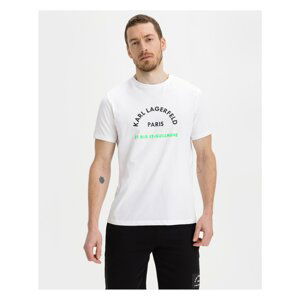 White Men's T-Shirt KARL LAGERFELD Rue St Guillaume - Men