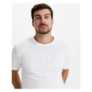 White Men's T-Shirt KARL LAGERFELD Rue St Guillaume - Men