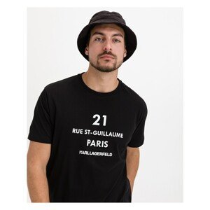 Black Men's T-Shirt KARL LAGERFELD Rue St Guillaume - Men
