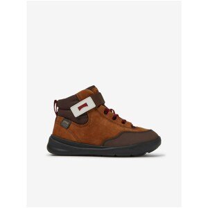Brown Boys' Ankle Leather Sneakers Camper Rub - Unisex