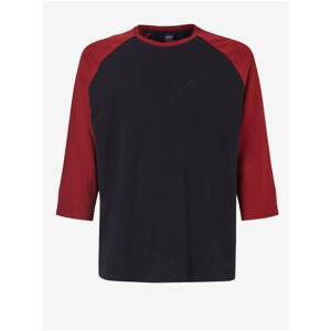 Wine-Black Men's T-Shirt Oakley Relax Raglan - Men