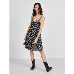 Black Patterned Hanger Dress TALLY WEiJL - Women