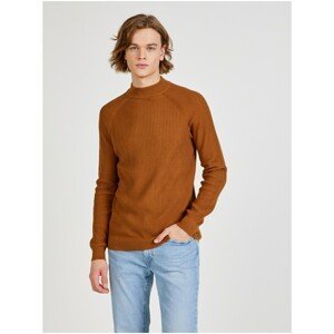 Brown Men's Ribbed Sweater Tom Tailor Denim - Men's
