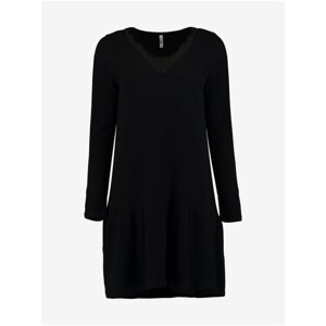 Haily's Black Sweater Dress with Lace Hailys Lacy - Women
