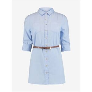 Haily ́s Light Blue Long Shirt Hailys Larissa - Women