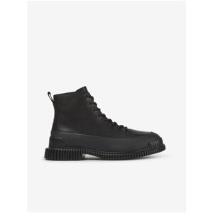 Black Men's Ankle Leather Shoes Camper Pix - Men