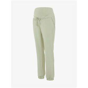 Mama.licious Fiona Light Green Pregnancy Sweatpants - Women