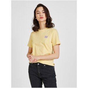 Light yellow T-shirt ONLY Weekday - Women