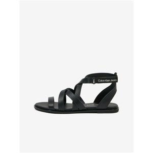 Black Women's Leather Sandals Calvin Klein - Women