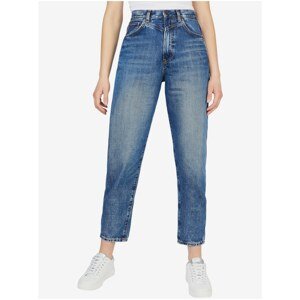 Blue Women's Shortened Mom Jeans Jeans Rachel - Women