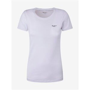 White Women's T-Shirt Pepe Jeans Bellrose - Women