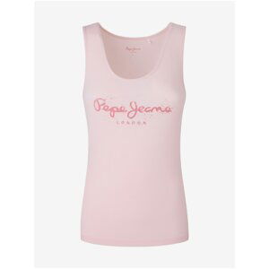 Pink Women's Tank Top Pepe Jeans Dunia - Women