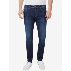 Dark Blue Men's Slim Fit Jeans Jeans Finsbury Jeans - Men