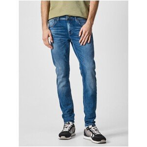 Blue Mens Straight Fit Jeans Jeans Finsbury - Men