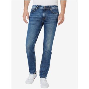 Blue Men's Straight Fit Jeans Jeans Hatch - Men