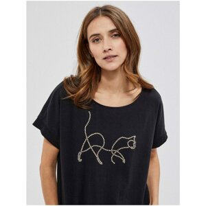 Black Women's T-Shirt Moodo - Women