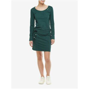 Dark green women's dress Ragwear Penelope - Women