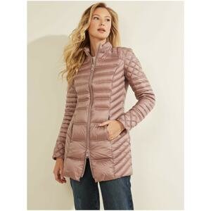 Old Pink Women's Quilted Elongated Jacket Guess - Women