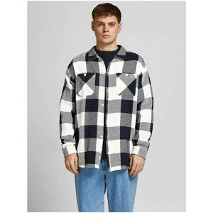 White-Black Plaid Shirt Jack & Jones Heritage - Men