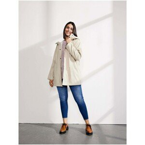Cream Parka with Hood and Finish ONLY CARMAKOMA Ellen - Women