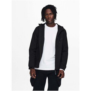 Black Lightweight Hooded Jacket ONLY & SONS Wang - Mens